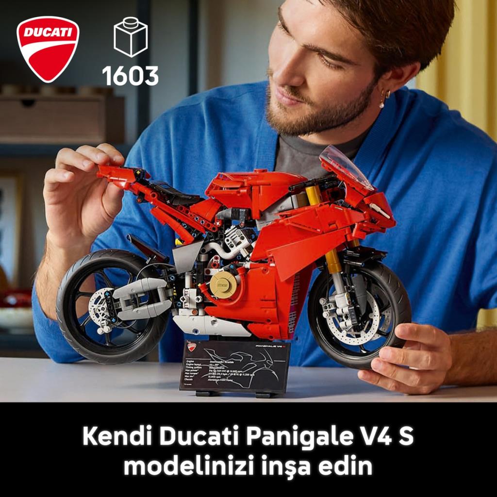 Lego 42202 Technic Ducati Panigale V4 S Motosiklet