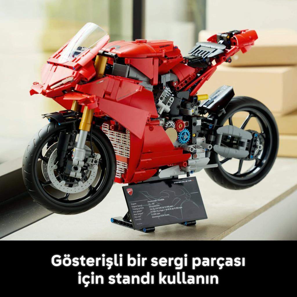 Lego 42202 Technic Ducati Panigale V4 S Motosiklet
