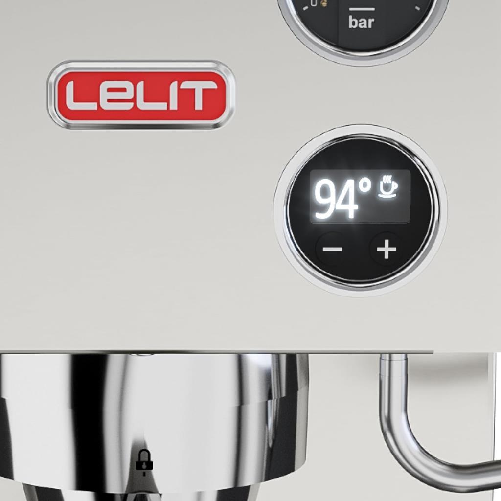 Lelit PL91T Victoria Ticari Tip Espresso Makinesi, Paslanmaz Çelik, 1000W, Gümüş Renk Teşhir