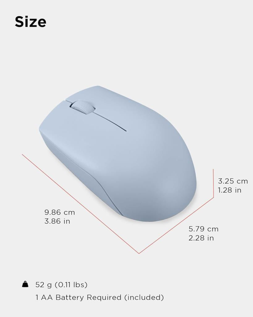 Lenovo 300 GY51L15679 Mavi Optik Kablosuz Oyuncu Mouse