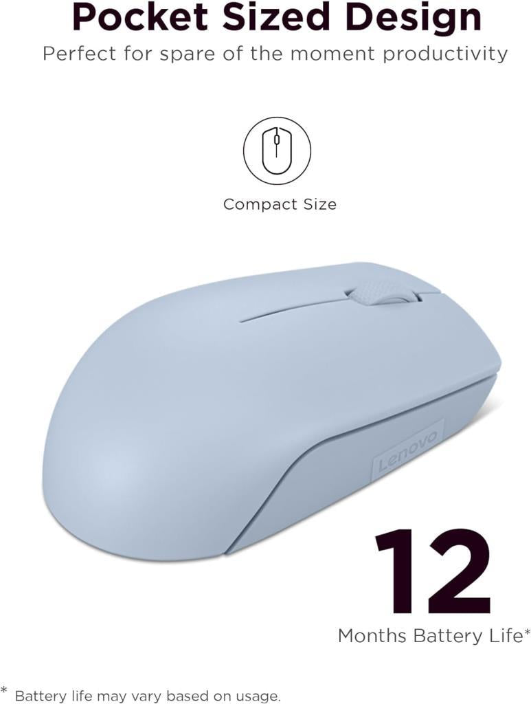 Lenovo 300 GY51L15679 Mavi Optik Kablosuz Oyuncu Mouse