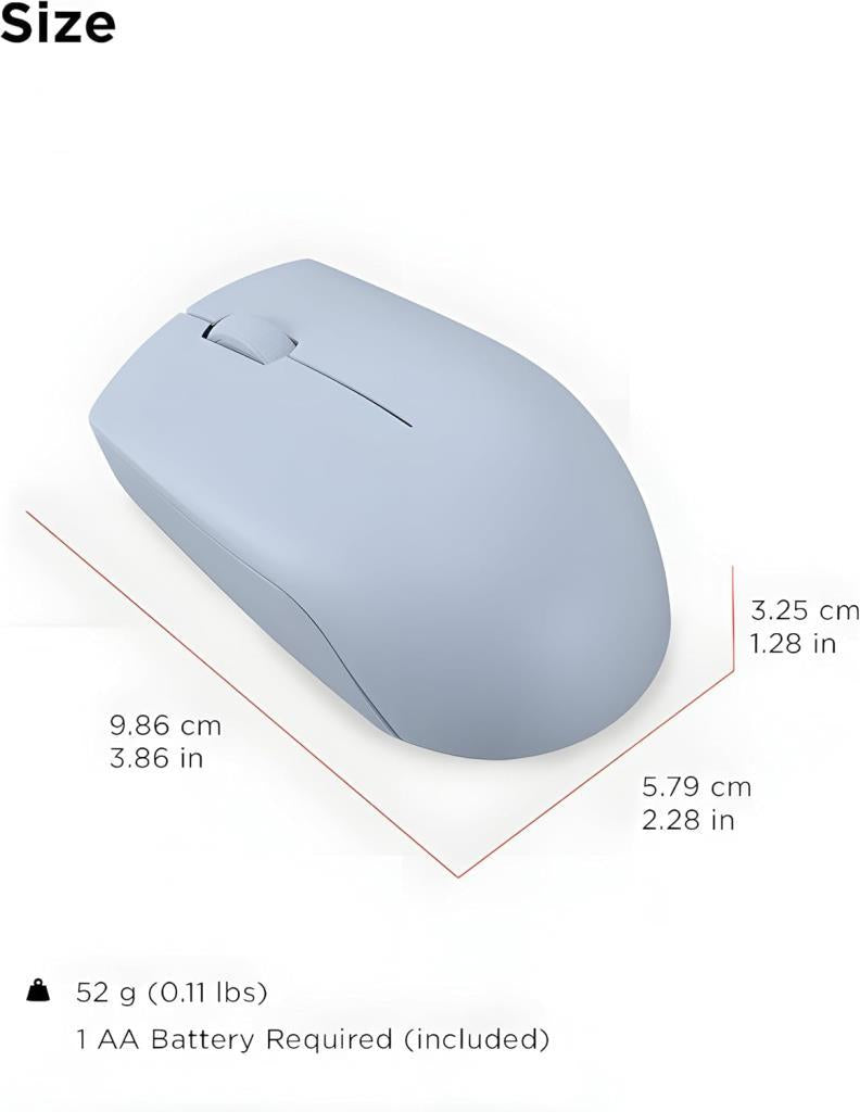 Lenovo 300 GY51L15679 Mavi Optik Kablosuz Oyuncu Mouse - Outlet