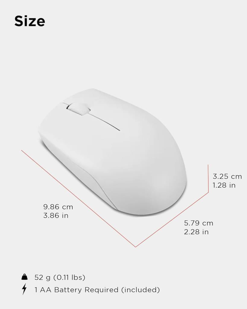 Lenovo 300 GY51L15677 Gri Optik Kablosuz Oyuncu Mouse Teşhir