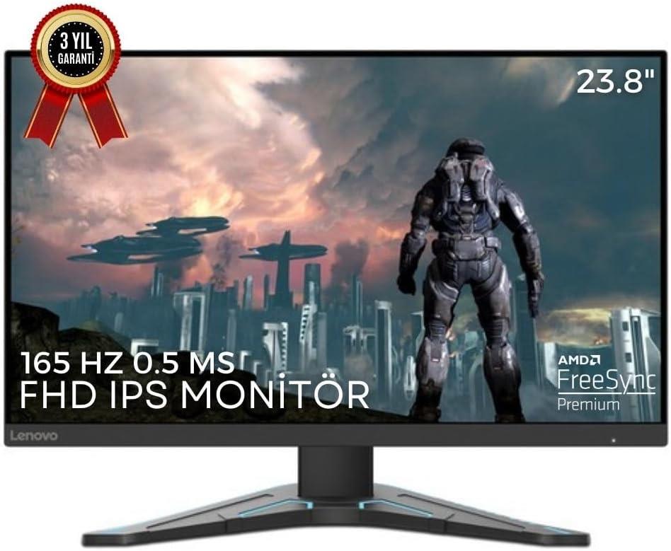 Lenovo G24-20 66CFGAC1TK 23.8" 0.5 ms Full HD IPS 165 Hz Oyuncu Monitörü - Teşhir