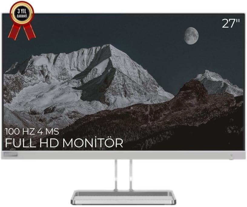 Lenovo L27i-40 67ABKAC4TK 27" 4 ms Full HD IPS Monitör - Teşhir