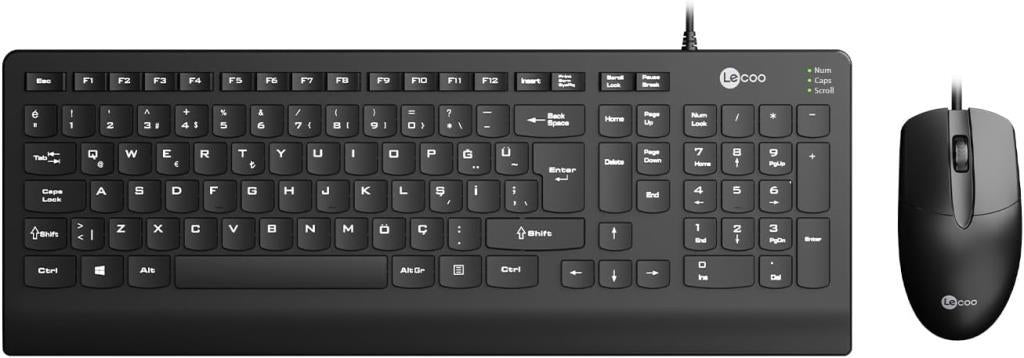Lenovo Lecoo CM103 Kablolu Klavye Mouse Seti Outlet