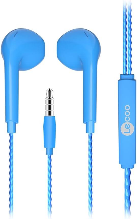 Lenovo Lecoo EH104 Mavi Kablolu Kulak İçi Kulaklık - TEŞHİR