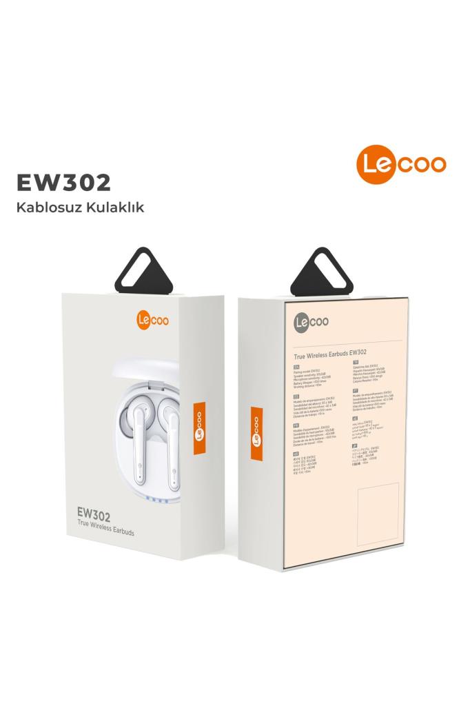 Lenovo Lecoo EW302W TWS Kulak İçi Bluetooth Kulaklık Beyaz Outlet