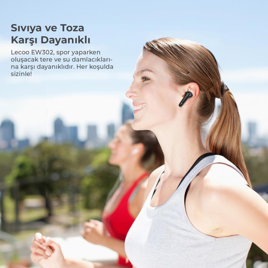 Lenovo Lecoo EW302W TWS Kulak İçi Bluetooth Kulaklık Beyaz
