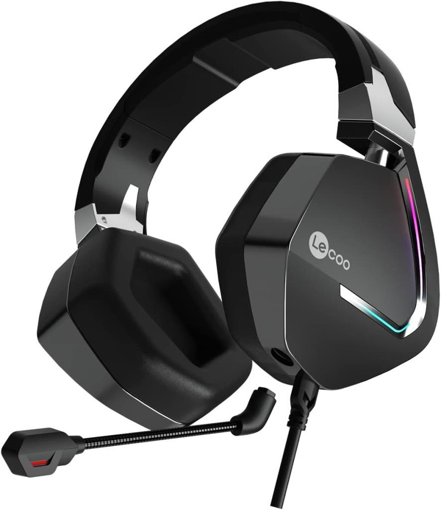 Lenovo Lecoo HT402 RGB 7.1 USB Kablolu Kulak Üstü Oyuncu Kulaklığı Teşhir