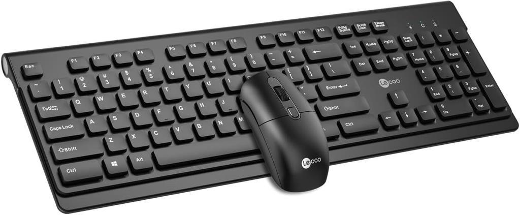Lenovo Lecoo KW203 Siyah Kablosuz Klavye Mouse Seti Teşhir