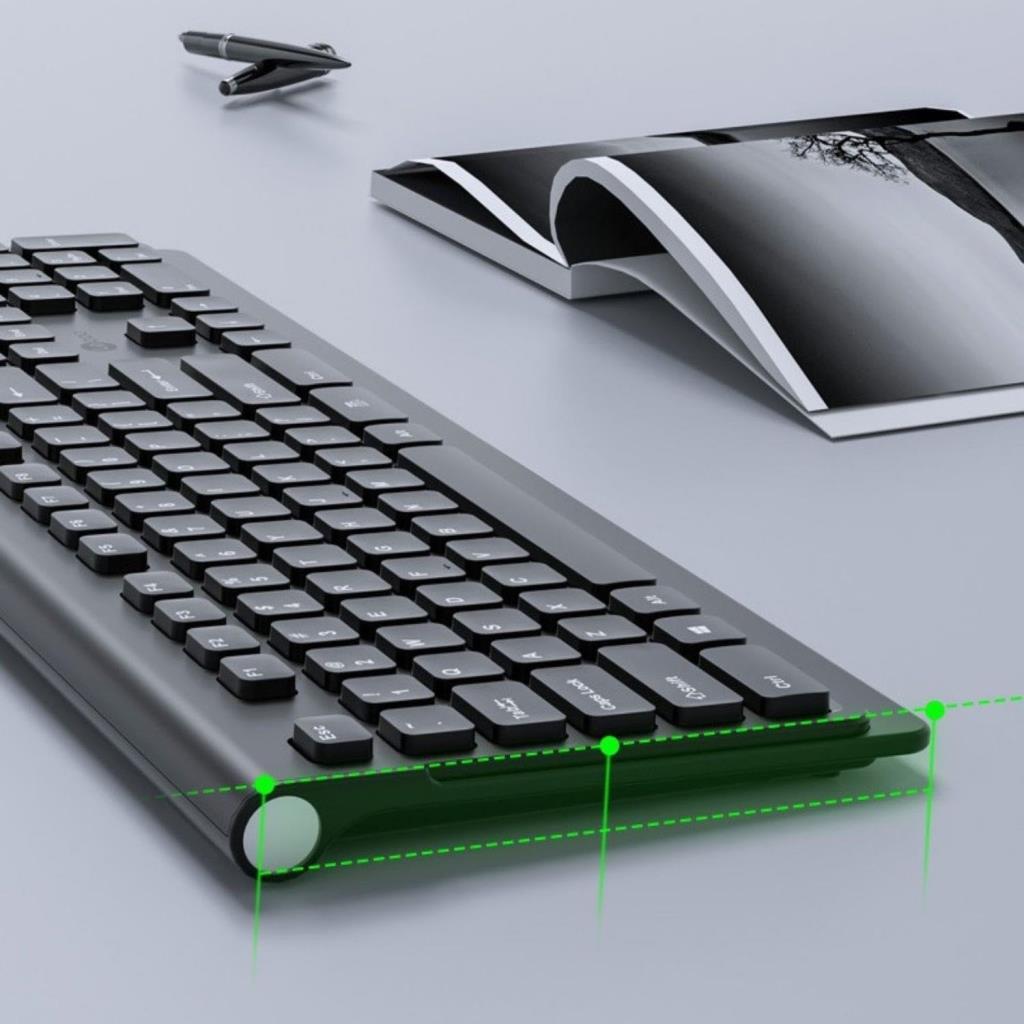 Lenovo Lecoo KW203 Siyah Kablosuz Klavye Mouse Seti Teşhir