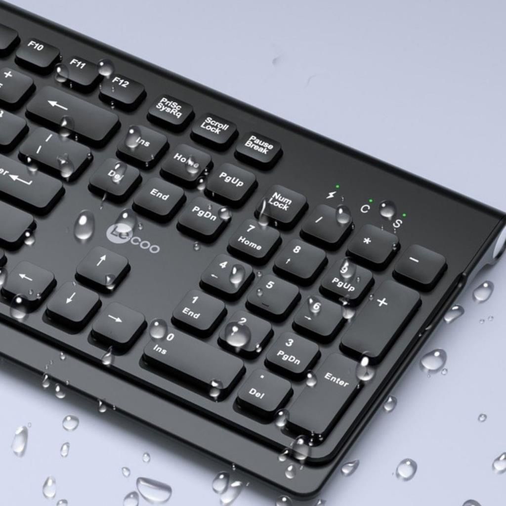 Lenovo Lecoo KW203 Siyah Kablosuz Klavye Mouse Seti Outlet