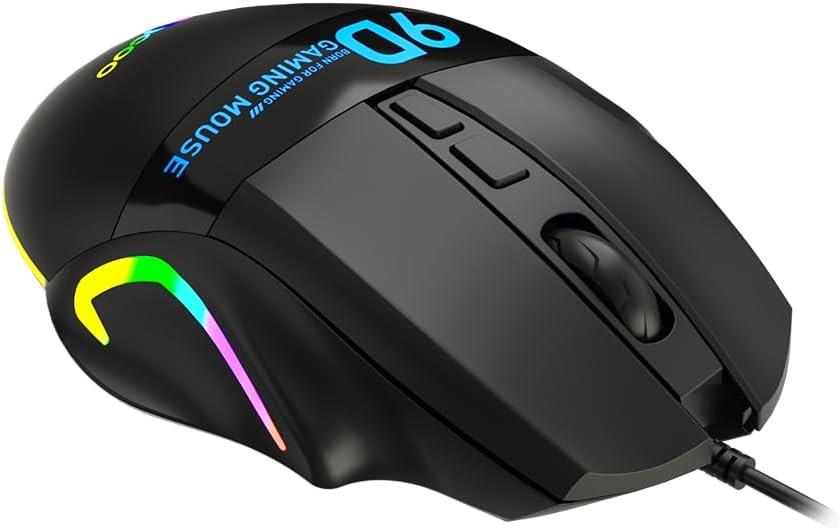 Lenovo Lecoo MS130 RGB Ergonomik Makrolu Optik Kablolu Oyuncu Mouse Teşhir