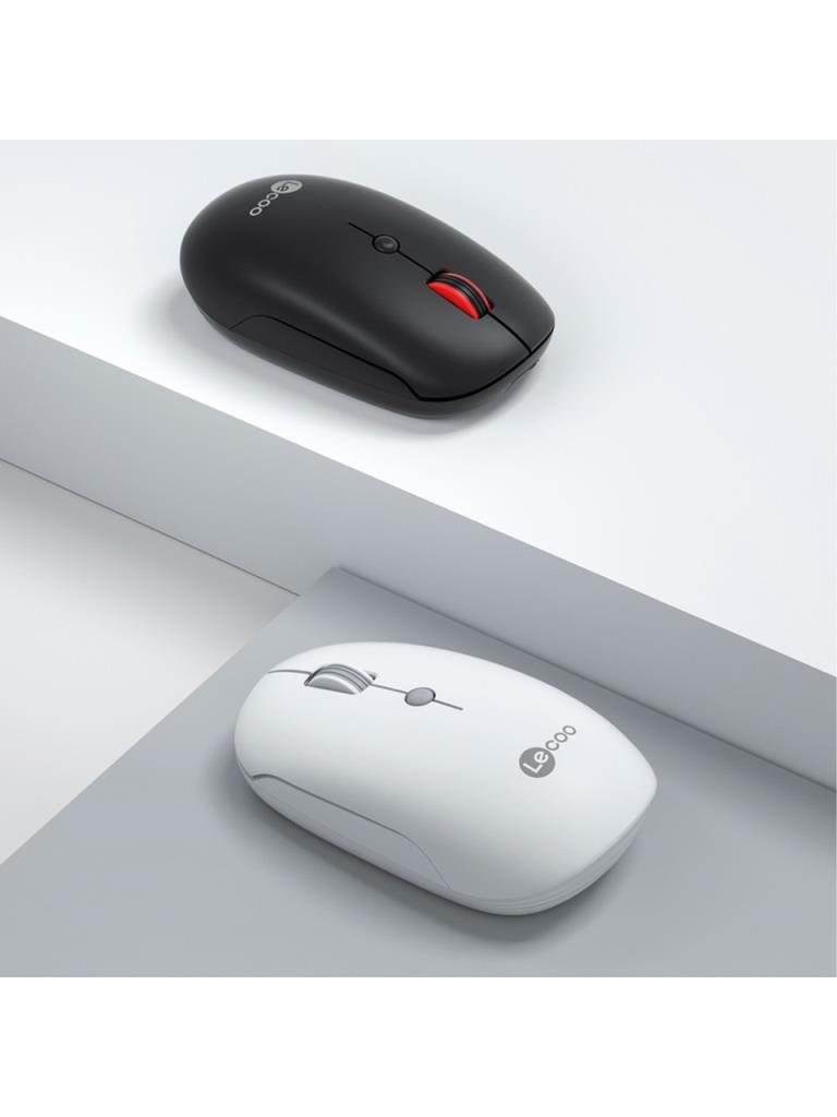 Lenovo lecoo WS211 Siyah Şarjlı Sessiz Ergonomik Optik Kablosuz Mouse Teşhir