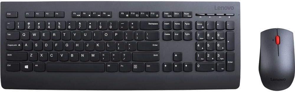 Lenovo Profesyonel Kablosuz Q Klavye ve Fare Seti, Siyah Outlet