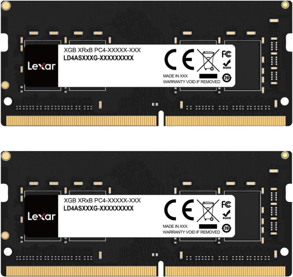 Lexar 16 GB (2x8 GB) DDR4 3200 MHz SO-DIMM Dizüstü Bilgisayar RAM Kiti (LD4S08G32C22ST-BGD) - Outlet
