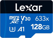Lexar 633x Class 10 UHS-I U1 128 GB Micro SD Kart Outlet