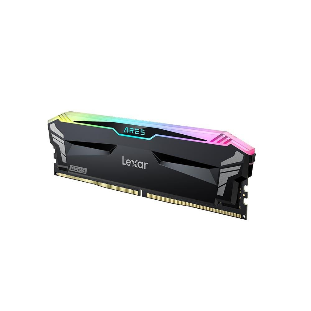 Lexar Ares RGB 32 GB (2x16) 7600 MHz CL36 LD5U16G76C36BR-RGD DDR5 Ram Siyah