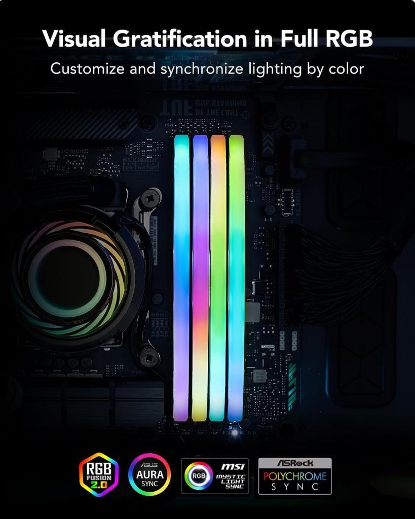 Lexar Artes RGB 32 GB (2x16) 6800 MHz CL34 LD5U16G68C34LA-RGD DDR5 Ram - Outlet