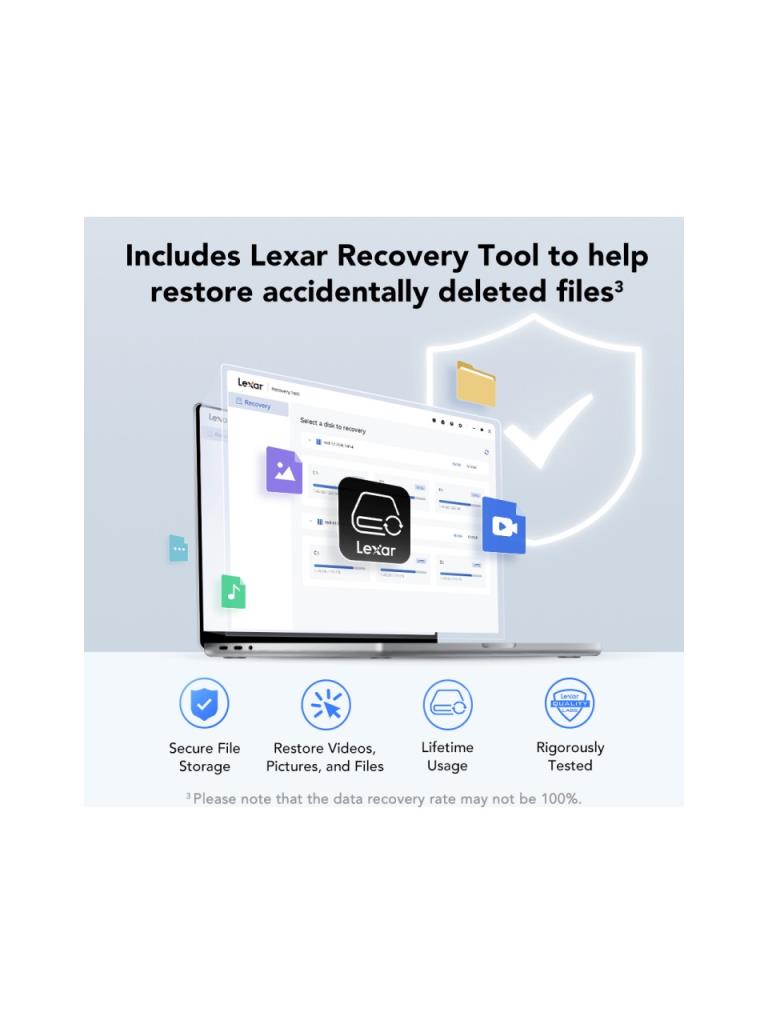 Lexar ES3 SSD 1TB USB Gen2 Taşınabilir SSD harici katı hal sürücüsü LES3XXX001T-RN SNG SIFIR