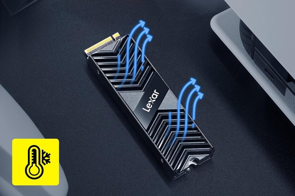 قرص صلب SSD Lexar NM800 Pro LNM800P512G-RNNNG PCI-Express 4.0 M.2 سعة 512 جيجابايت 