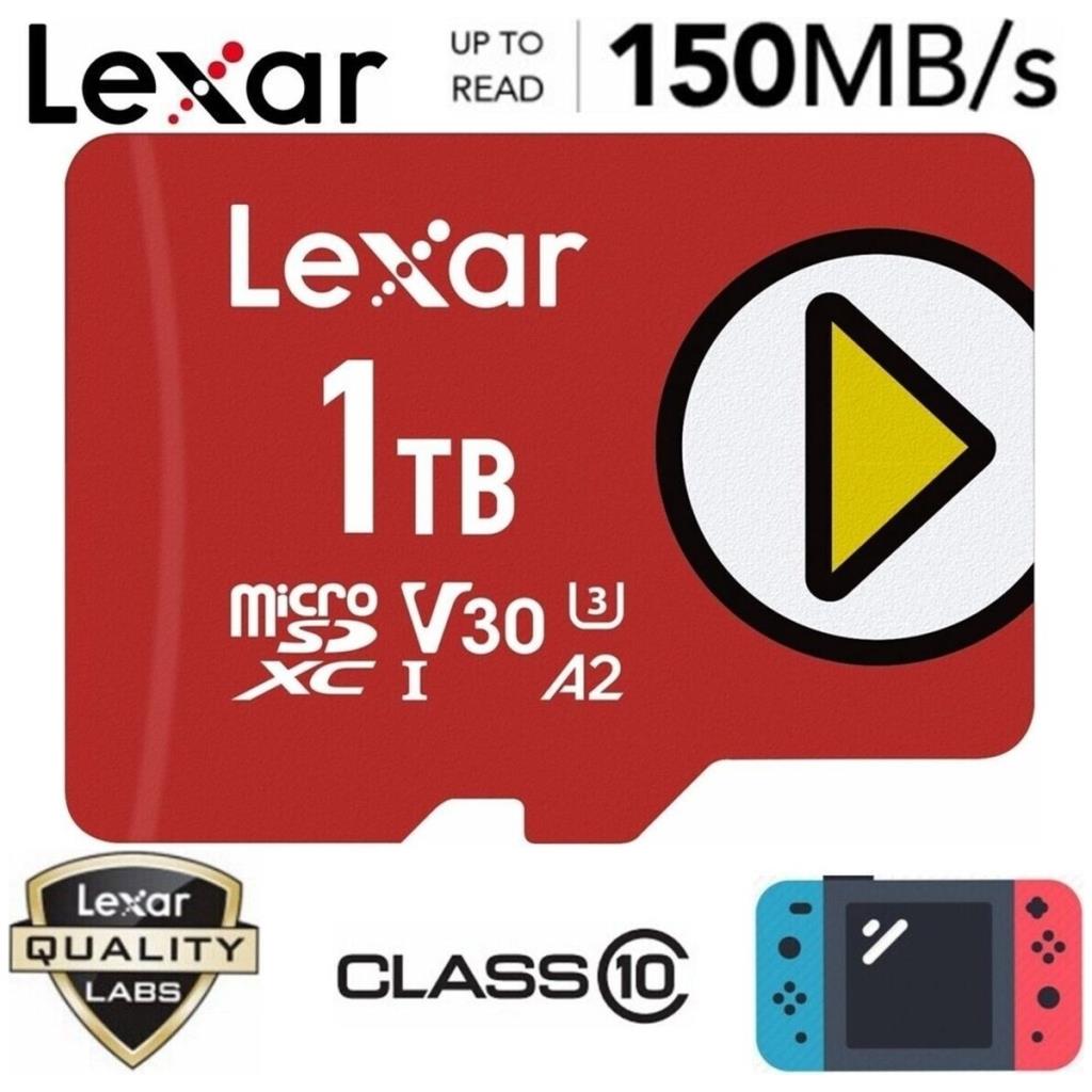 Lexar Play LMSPLAY001T-BNN UHS-I U3 A2 V30 1 TB Micro SD Kart