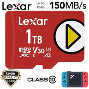 Lexar Play LMSPLAY001T-BNN UHS-I U3 A2 V30 1 TB Micro SD Kart