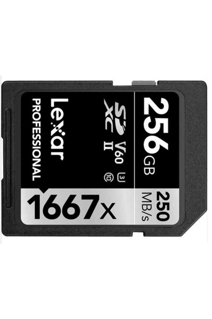 Lexar Professional 1667x LSD256CBNA1667 Class 10 UHS-II U3 V60 256 GB Hafıza Kartı - Teşhir