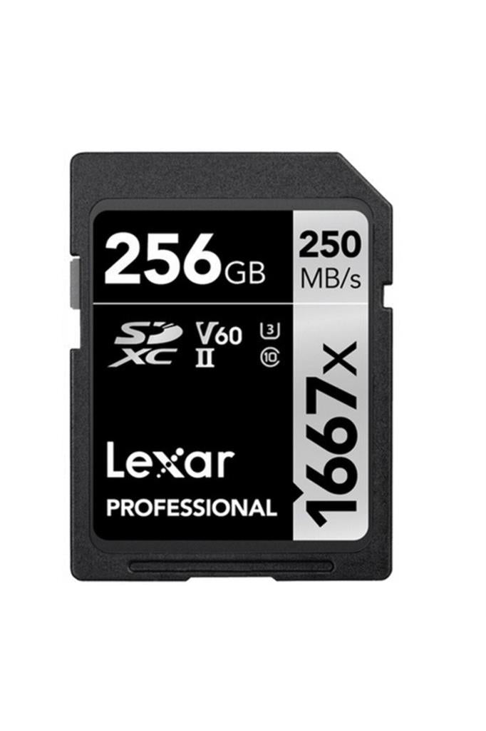 Lexar Professional 1667x LSD256CBNA1667 Class 10 UHS-II U3 V60 256 GB Hafıza Kartı - Teşhir