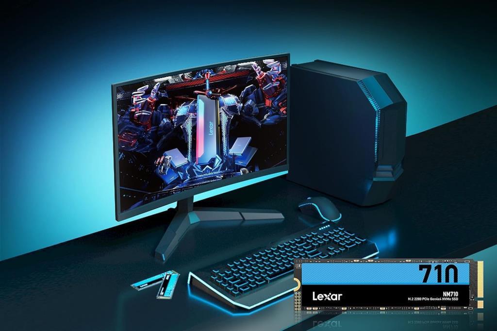 Lexar NM710 LNM710X002T-RNNNG PCI-Express 4.0 2 TB M.2 SSD Teşhir