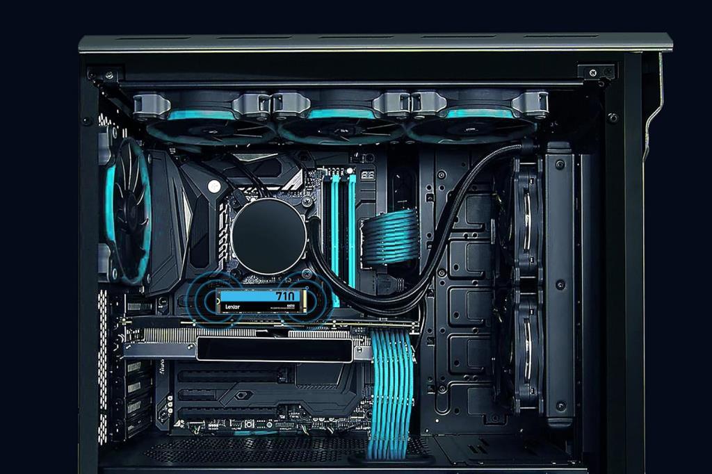 Lexar NM710 LNM710X002T-RNNNG PCI-Express 4.0 2 TB M.2 SSD Teşhir