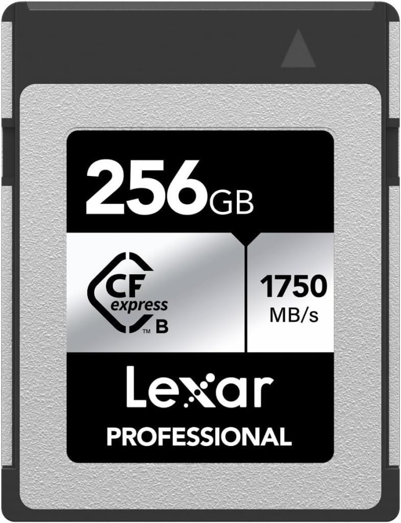 Lexar Professional SILVER Serisi 256 GB CFexpress Kart, Tip B CFe Kart, 1750 MB/s'ye kadar Okuma Hızı, PCIe Gen3x2 özellikli CF Kart, DSLR ile uyumlu, XQD Kamera ile Ters (LCXEXSL256G-RNENG) Outlet