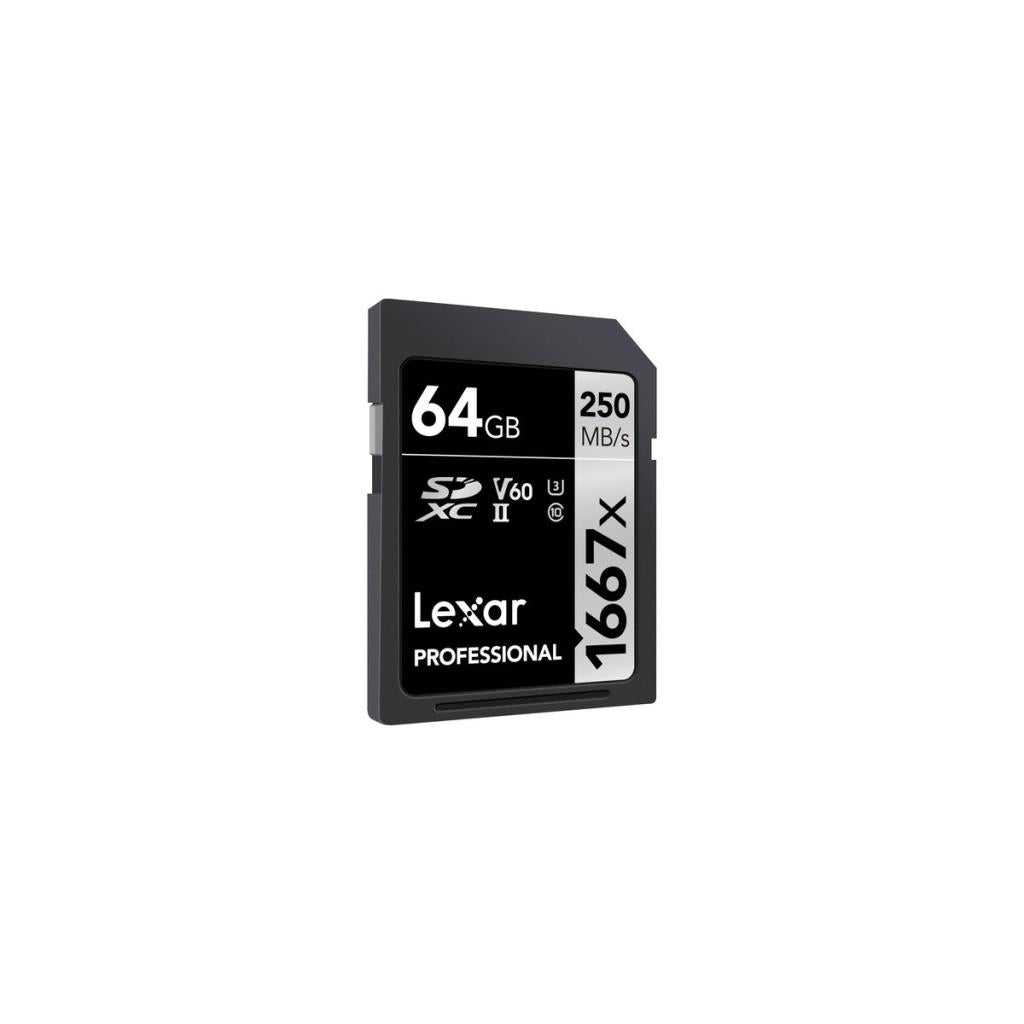 Lexar Professional 1667x Class 10 UHS-II U3 V60 64 GB Hafıza Kartı