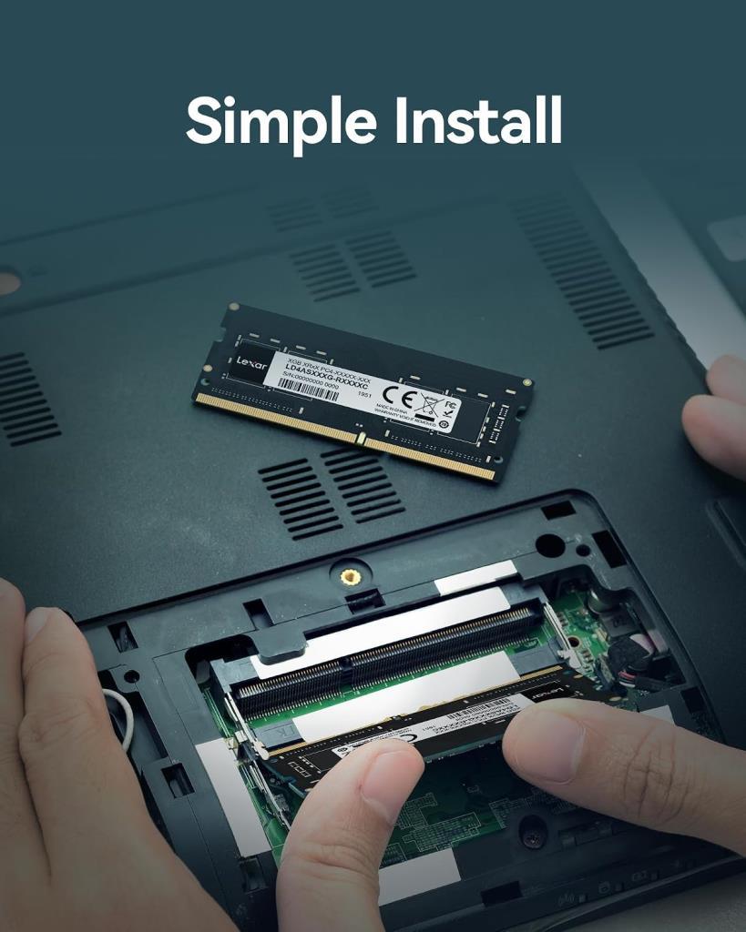 Lexar 8 GB 3200 MHz DDR4 SODIMM LD4AS008G-B3200GSST Ram - Teşhir