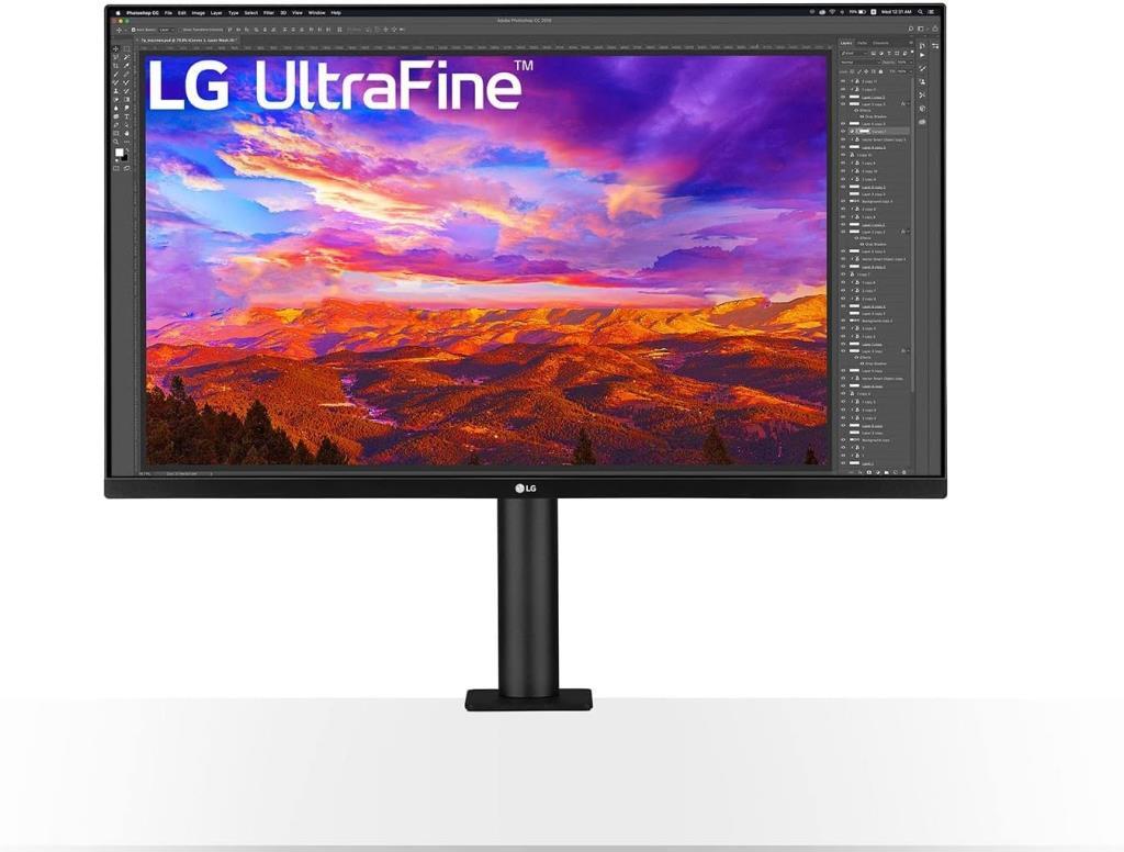 LG UltraFine 32UN88AP-W 32" 5 ms 4K FreeSync Type-C Pivot IPS Monitör - OUTLET