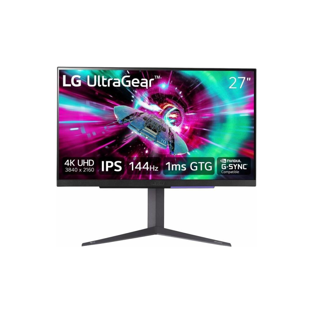 LG UltraGear 27GR93U-B 27" 1 ms 4K Pivot IPS 144 Hz Oyuncu Monitörü Teşhir