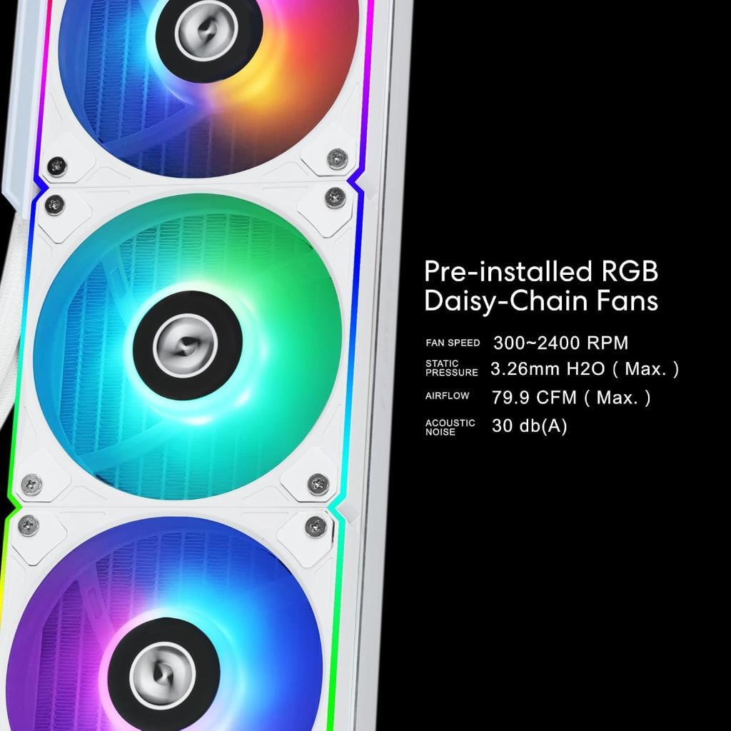 Lian Li HydroShift LCD 360S G89.GHSLCD36SW.00 360 mm İşlemci Sıvı Soğutucu - TEŞHİR