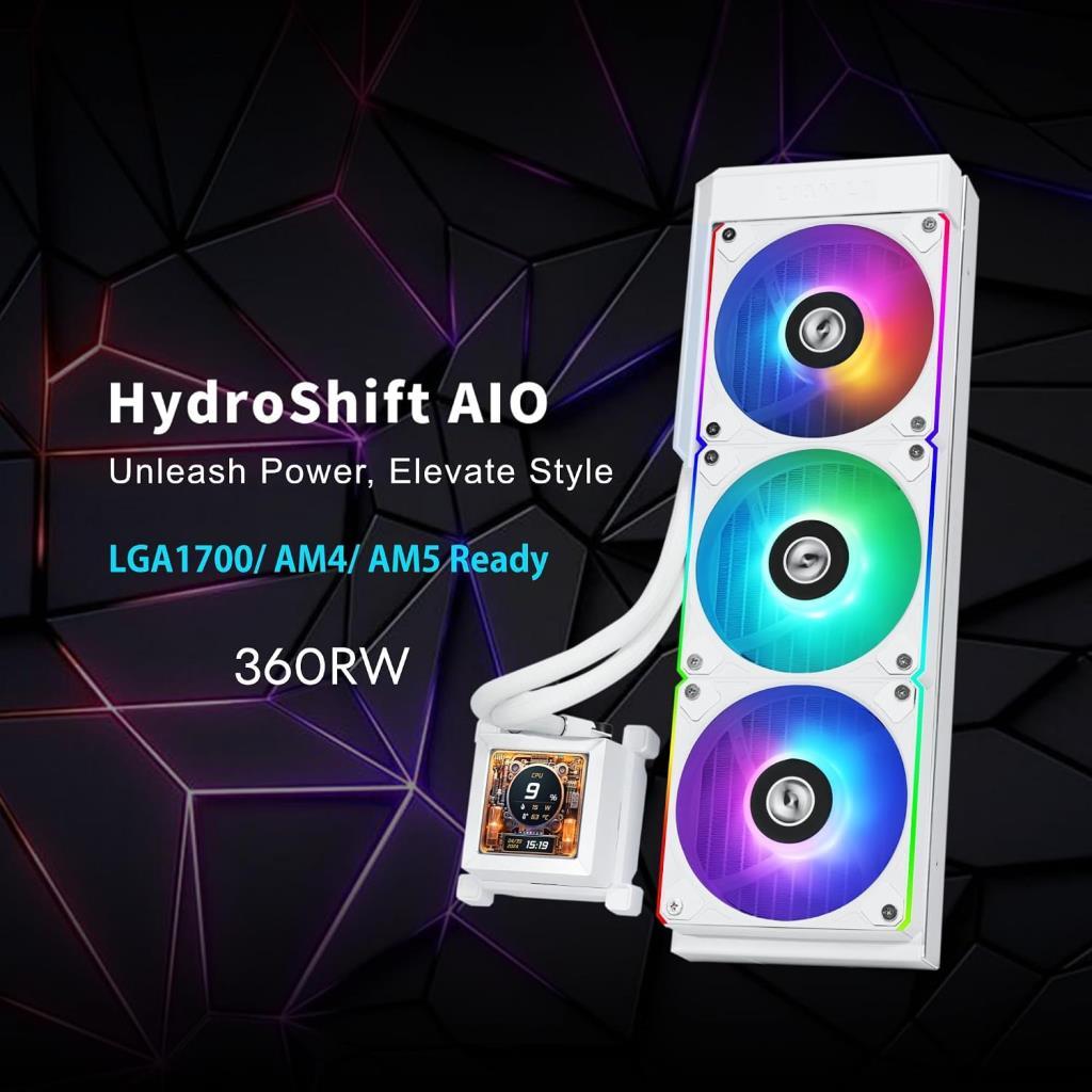 Lian Li HydroShift LCD 360S G89.GHSLCD36SW.00 360 mm İşlemci Sıvı Soğutucu - TEŞHİR