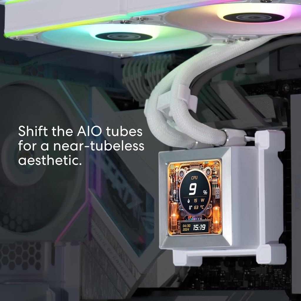 Lian Li HydroShift LCD 360S G89.GHSLCD36SW.00 360 mm İşlemci Sıvı Soğutucu - TEŞHİR