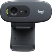 Logitech C270 USB2.0 1280 x 720 piksel web kamerası - siyah
