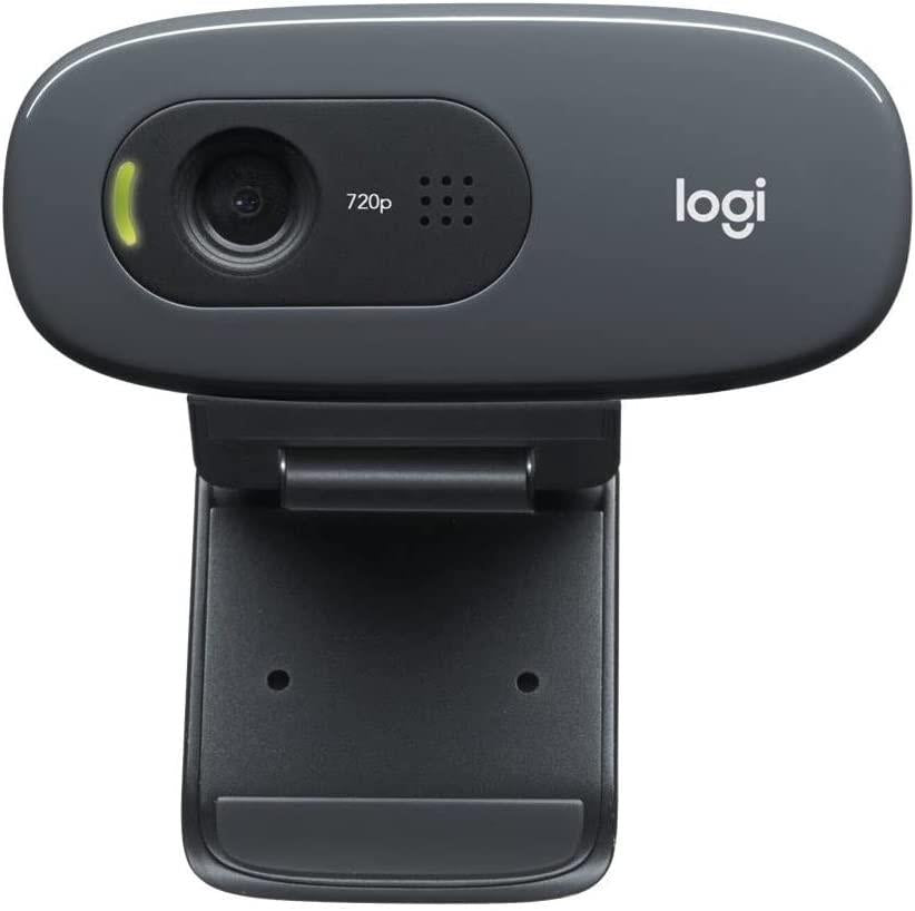 Logitech C270 USB2.0 1280 x 720 piksel web kamerası - siyah