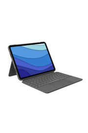 Logitech Combo Touch Klavyeli iPad Kılıfı, Ayrılabilir, Trackpad ve Smart Connector Özellikli, Arka Aydınlatma ve Destek Ayaklı Klavye, iPad Pro 11 inç 1. 2. 3. ve 4. Nesil ile Uyumlu, Gri