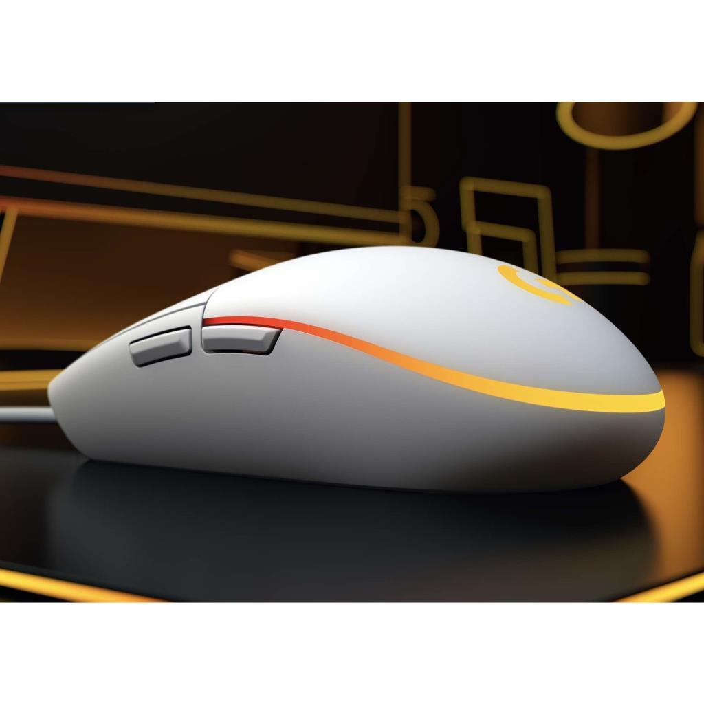 Logitech G102 910-005824 Beyaz Lightsync Optik Kablolu Oyuncu Mouse