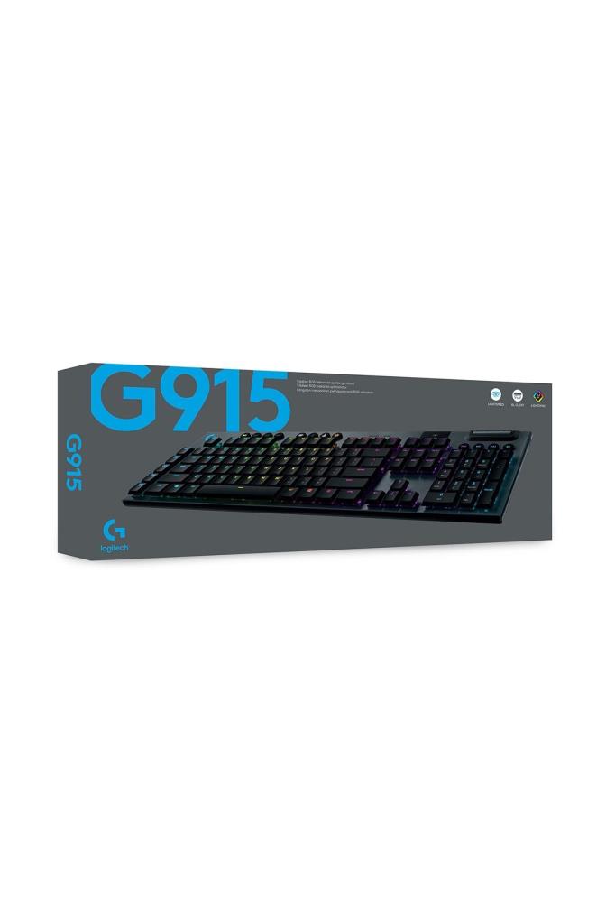 Logitech G915 920-009111 RGB Clicky Switch Kablosuz Mekanik Oyuncu Klavyesi