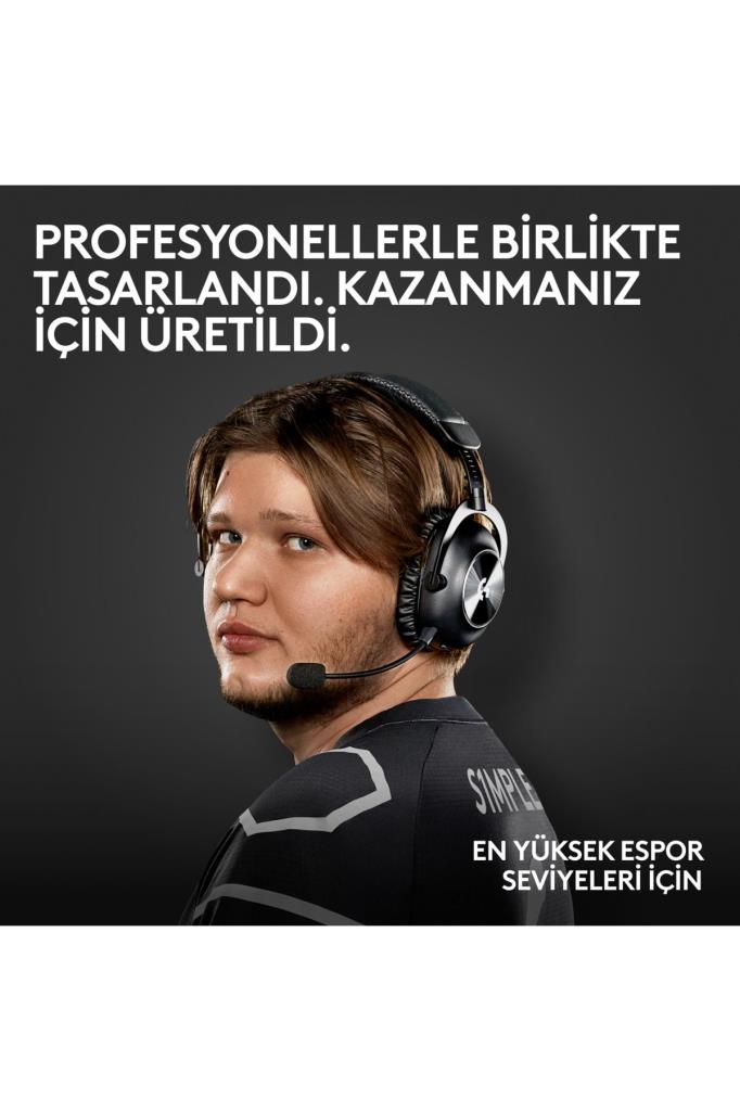 Logitech G Pro X 2 Lightspeed Pembe 7.1 Kablolu/Kablosuz Kulak Üstü Oyuncu Kulaklığı Teşhir