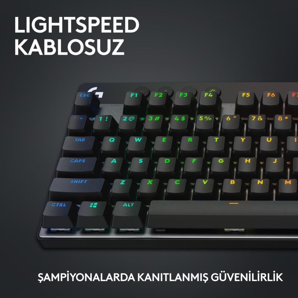 Logitech G Pro X TKL 920-012136 Siyah RGB Tactile Switch Kablolu/Kablosuz Mekanik Oyuncu Klavyesi Teşhir
