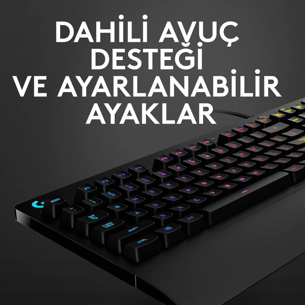 Logitech G213 Prodigy Kablolu Oyuncu Klavyesi - Teşhir