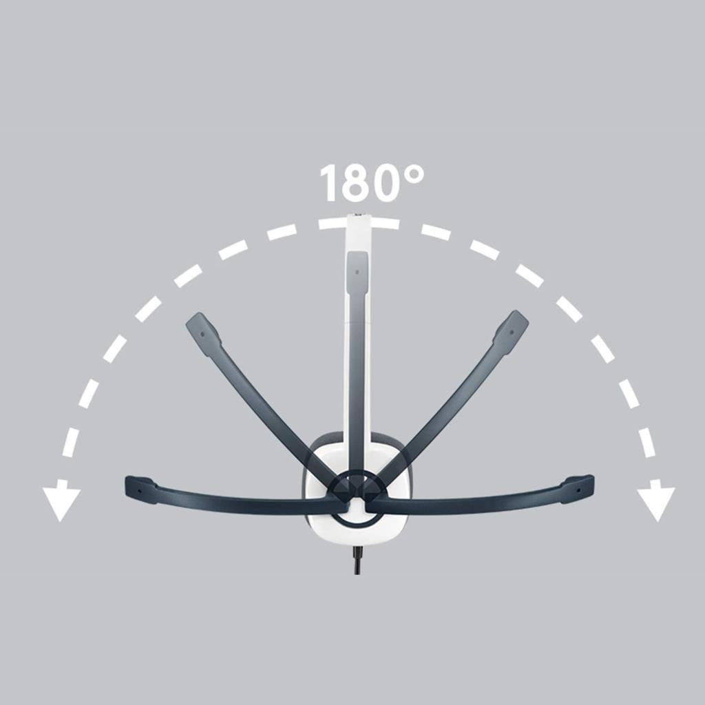 Logitech H150 Beyaz Mikrofonlu Kulak Üstü Kulaklık Teşhir