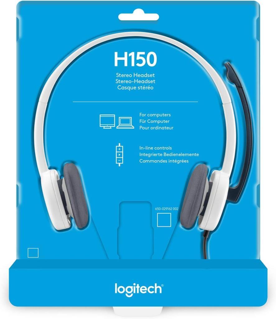 Logitech H150 Beyaz Mikrofonlu Kulak Üstü Kulaklık Teşhir